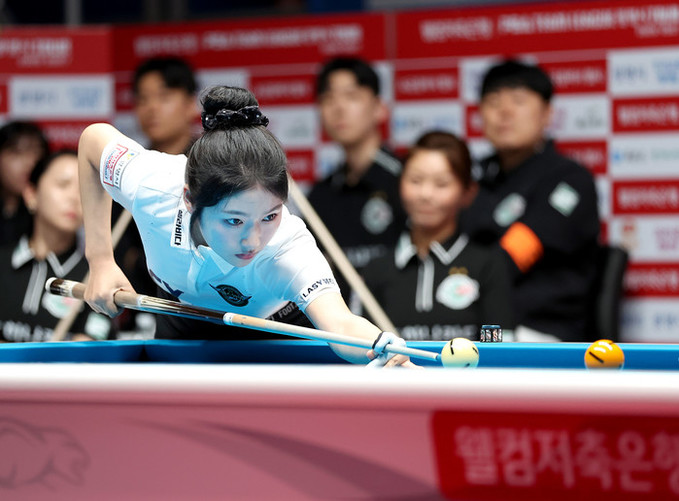 웰컴저축은행 PBA 팀리그 / 하나카드-하림, 나란히 3연승 질주 …휴온스는 3연패 수렁