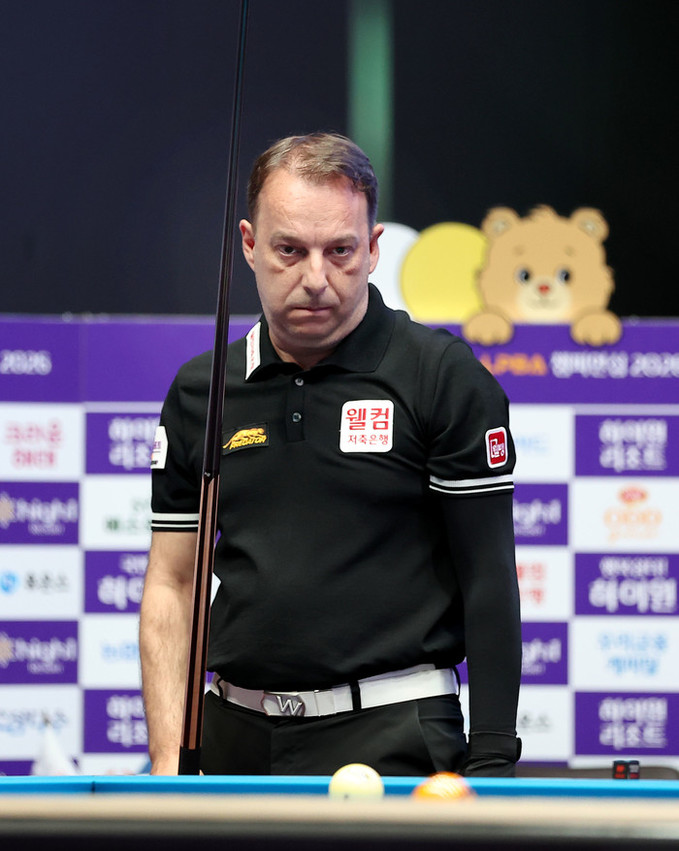 ‘에스와이 챔피언십 ’ “흔들리는 PBA 대상?” 다니엘 산체스, 128강서 탈락