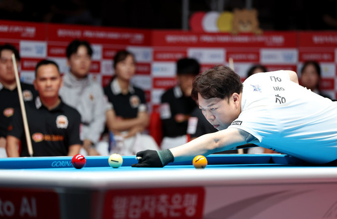 휴온스, 하림까지 꺾고 PBA 팀리그 2R 전승 가도 “지는 법을 까먹었다”